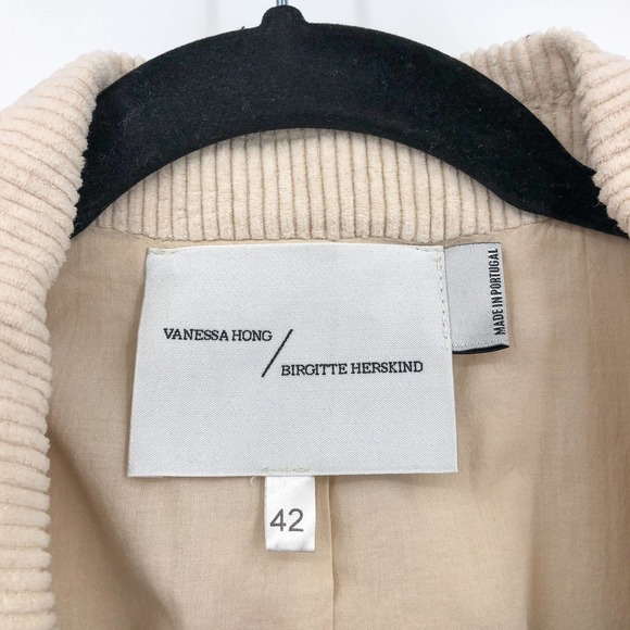 NEW Birgitte Herskind Wilma Coffee Single Front Button Oversized 42 Blazer - Picture 10 of 10